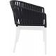 20-0878 PORTOFINO WHITE/BLACK ΠΟΛΥΘΡΟΝΑ ΠΟΛ/ΝΙΟΥ