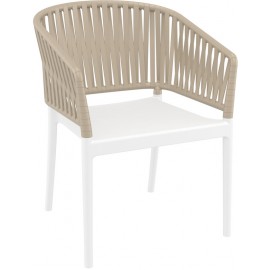 20-0876 PORTOFINO WHITE/TAUPE ΠΟΛΥΘΡΟΝΑ ΠΟΛ/ΝΙΟΥ