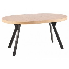 80-2288 MEDAN TABLE ARTISAN OAK / BLACK FI 100 (100-168) DIOMMI MEDANDACFI100