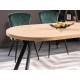 80-2288 MEDAN TABLE ARTISAN OAK / BLACK FI 100 (100-168) DIOMMI MEDANDACFI100