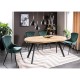 80-2288 MEDAN TABLE ARTISAN OAK / BLACK FI 100 (100-168) DIOMMI MEDANDACFI100