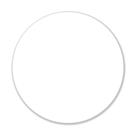 13-0612 HPL Φ69 ΕΠΙΦΑΝΕΙΑ WHITE 12mm