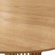 343-000073 Τραπεζαρία Granny-Kenda pakoworld σετ 5τεμ σε φυσική-μπεζ απόχρωση Φ120x75εκ