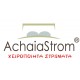 100.00.426 Στρώμα Achaia Strom Sun Air foam-Latex-Memory 2 σε 1 (ορθοπεδικό-ανατομικό) μονό 90x190x25cm