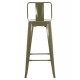 ΣΚΑΜΠΟ BAR ME ΠΛΑΤΗ ΜΕΤΑΛΛΙΚΟ MELITA-PRO HM8643.43 DARK OLIVE GREEN 42x42x100Υεκ.