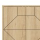 119-001229 Μπουφές Bufel pakoworld σε φυσική απόχρωση 181x35x77.4εκ