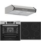 ΣΕΤ ΦΟΥΡΝΟΣ ΗΛΕΚΤΡΙΚΟΣ SF6855BOI INOX 76LT + ΕΣΤΙΑ ΚΕΡΑΜΙΚΗ SF6822HV5 + ΑΠΟΡΡΟΦΗΤΗΡΑΣ ΕΛΕΥΘΕΡΟΣ SF6683 INOX 2 ΜΟΤΕΡ 60CM 4 ΕΤΗ Ε