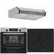 ΣΕΤ ΦΟΥΡΝΟΣ ΗΛΕΚΤΡΙΚΟΣ SF6855BOI INOX 76LT + ΕΣΤΙΑ ΚΕΡΑΜΙΚΗ SF6821HV4 + ΑΠΟΡΡΟΦΗΤΗΡΑΣ ΕΛΕΥΘΕΡΟΣ SF6683 INOX 2 ΜΟΤΕΡ 60CM 4 ΕΤΗ Ε