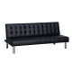 40-0204 STATE BLACK PU ΚΑΝΑΠΕΣ-ΚΡΕΒΑΤΙ 180X79εκ.