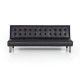40-0204 STATE BLACK PU ΚΑΝΑΠΕΣ-ΚΡΕΒΑΤΙ 180X79εκ.