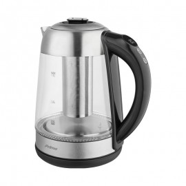 400497 Βραστήρας PRCK-40497 Primo 1.7L 2200W Digital Γυάλινος Inox/Μαύρος