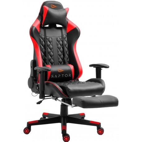 Καρέκλα Gaming Raptor Spectre-Kokkino