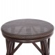 ΣΚΑΜΠΟ ΑΛΟΥΜΙΝΙΟΥ ΜΕΣ.ΥΨΟΥΣ CHINO HM6286.01 BAMBOO LOOK & TEXTILENE ΚΑΦΕ 43x43x65Υεκ