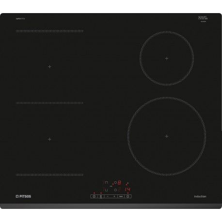 Pitsos CWP631T12 Επαγωγική Εστία Αυτόνομη με Λειτουργία Κλειδώματος 59.2x52.2εκ.