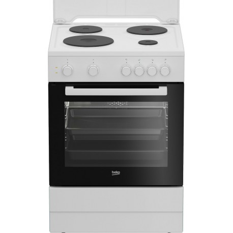 Beko FSM66001GWS Κουζίνα 72lt με Εμαγιέ Εστίες Π60εκ. Λευκή A