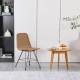 286-000015 Καρέκλα Pamela pakoworld pe rattan σε φυσική απόχρωση και μαύρα μεταλλικά πόδια 44x58x82εκ