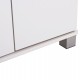 ΠΑΠΟΥΤΣΟΘΗΚΗ-ΝΤΟΥΛΑΠΑ CLUSE HM2403.03 ΜΕΛΑΜΙΝΗ ΛΕΥΚΟ ΧΡΩΜΑ 60Χ36,5Χ186,5Υεκ.