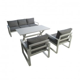 200-60-025 ΣΕΤ ΣΑΛΟΝΙ ΚΗΠΟΥ ΑΛΟΥΜΙΝΙΟΥ JENNIFER 5221 G