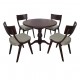400-11-001 ΣΕΤ ΤΡΑΠΕΖΑΡΙΑ ASHLEY 1035 IN + NATALIE 1027 IN WALNUT