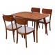 400-11-022 ΣΕΤ ΤΡΑΠΕΖΑΡΙΑ PAOLA 1101 IN + BRITTANY 1040 IN LIGHT WALNUT