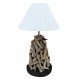 ΕΠΙΤΡΑΠΕΖΙΟ ΦΩΤΙΣΤΙΚΟ TWIGGY HM4423 DRIFTWOOD & ΛΕΥΚΟ ΚΑΠΕΛΟ Φ25x55Υεκ.