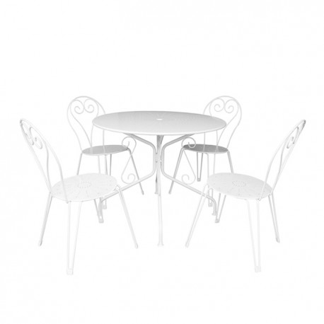200-70-006 ΣΕΤ ΤΡΑΠΕΖΑΡΙΑ ΚΗΠΟΥ ΜΕΤΑΛΛΙΚΗ ANAIS 5400 G + AZALEA 5404 G