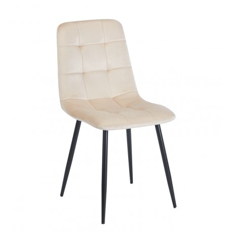 11-1619 OSCAR BEIGE VELVET ΥΦΑΣΜΑ ΚΑΡΕΚΛΑ ΜΕΤΑΛΛΙΚΗ