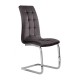 300-309 Καρέκλα Semina Velvet Γκρι 42 x 43 x 101 42x43x101 εκ.