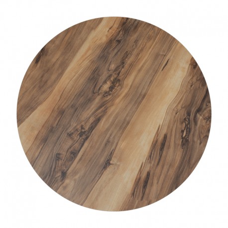 215-000047 Επιφάνεια τραπεζιού Noble pakoworld HPL καρυδί 60x60εκ πάχους 12mm