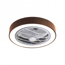 800669 Ανεμιστήρας Οροφής PRCF-80669 Primo DC 19-- 48εκ. Με Τηλεχειριστήριο 1Φως LED Λευκός-Καφέ