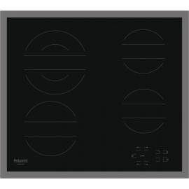 Hotpoint-Ariston HR 642 X CM Κεραμική Εστία με Πλαίσιο Αυτόνομη με Λειτουργία Κλειδώματος 58x51εκ.