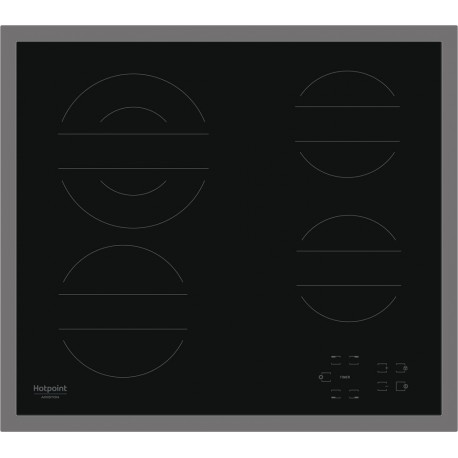Hotpoint-Ariston HR 642 X CM Κεραμική Εστία με Πλαίσιο Αυτόνομη με Λειτουργία Κλειδώματος 58x51εκ.