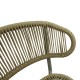 373-000012 Καρέκλα αλουμινίου-pe rattan Agus pakoworld στοιβαζόμενη σε καφέ απόχρωση 55x63x77εκ