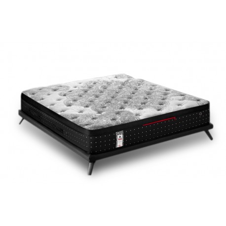 LINEA/ TOWER RED ZIPPER  ALL INCLUSIVE ΜΟΝΟ ΑΝΑΤΟΜΙΚΟ ΣΤΡΩΜΑ 90X200X32 CM + Δώρο μαξιλάρι+Κάλυμμα
