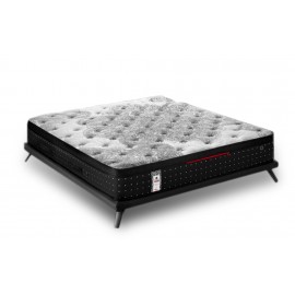 LINEA/ TOWER RED ZIPPER  ALL INCLUSIVE ΥΠΕΡΔΙΠΛΟ ΑΝΑΤΟΜΙΚΟ ΣΤΡΩΜΑ 170X190X32 CM + Δώρο μαξιλάρια+Κάλυμμα