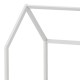 370-000011 Παιδικό κρεβάτι Callan τ.Montessori με κιγκλίδωμα pakoworld ξύλο πεύκου σε λευκή απόχρωση 90x190εκ