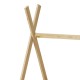 370-000020 Παιδικό κρεβάτι Noam τ.Montessori με κιγκλίδωμα pakoworld ξύλο πεύκου σε φυσική απόχρωση 70x140εκ
