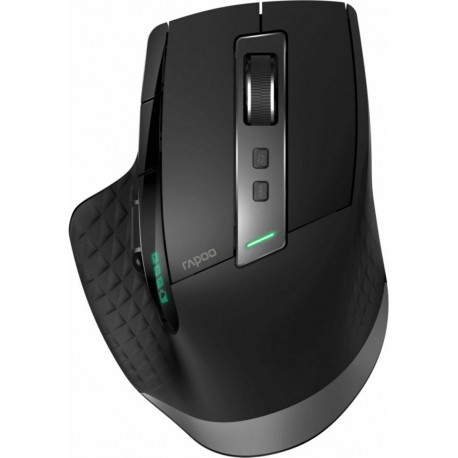Rapoo MT750S Ασύρματο Εργονομικό Bluetooth Ποντίκι Μαύρο