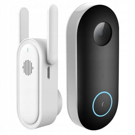 Imilab Ασύρματο Κουδούνι Πόρτας Wi-Fi Συμβατό με Alexa και Google Home Λευκό (CMSXJ33A)