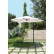 23958-186755 Γωνιακή Τετράγωνη Ομπρέλα 300 x 300cm ,Περιστρεφόμενη 360° , Με Αλουμίνιο Κορμό