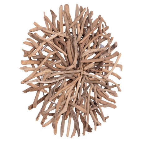 ΔΙΑΚΟΣΜΗΤΙΚΗ ΑΠΛΙΚΑ ΤΟΙΧΟΥ DREAMER HM4422 DRIFTWOOD ΜΕ ΤΑΙΝΙΑ LED Φ90x7(πάχος)εκ.