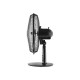 06-21085 ESTIA ΑΝΕΜΙΣΤΗΡΑΣ ΕΠΙΤΡΑΠΕΖΙΟΣ LEVANTO 40cm 55w ΜΑΥΡΟΣ