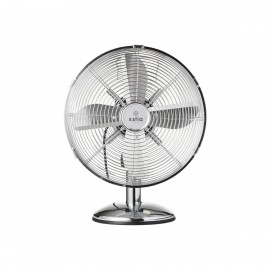 06-21542 ESTIA ΑΝΕΜΙΣΤΗΡΑΣ ΕΠΙΤΡΑΠΕΖΙΟΣ RETROFLOW 30cm 40w ΜΕΤΑΛΛΙΚΟΣ ΑΣΗΜΙ