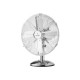 06-21542 ESTIA ΑΝΕΜΙΣΤΗΡΑΣ ΕΠΙΤΡΑΠΕΖΙΟΣ RETROFLOW 30cm 40w ΜΕΤΑΛΛΙΚΟΣ ΑΣΗΜΙ