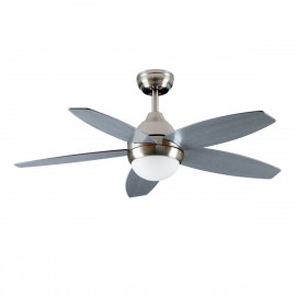 06-21191 ESTIA ΑΝΕΜΙΣΤΗΡΑΣ ΟΡΟΦΗΣ CELESTE 111cm 70w ΜΕ ΑΝΤΙΣΤΡΕΨΙΜΑ ΠΤΕΡΥΓΙΑ ΛΕΥΚΟ/ΓΚΡΙ