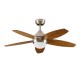 06-21207 ESTIA ΑΝΕΜΙΣΤΗΡΑΣ ΟΡΟΦΗΣ CELESTE 111cm 70w ΜΕ ΑΝΤΙΣΤΡΕΨΙΜΑ ΠΤΕΡΥΓΙΑ ΜΠΕΖ/ΚΑΦΕ