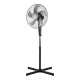 06-21481 ESTIA ΑΝΕΜΙΣΤΗΡΑΣ ΣΤΑΝΤ ΕΠΙΔΑΠΕΔΙΟΣ AEROPULSE 40cm 50w ΜΑΥΡΟΣ
