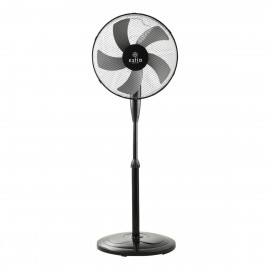06-21504 ESTIA ΑΝΕΜΙΣΤΗΡΑΣ ΣΤΑΝΤ ΕΠΙΔΑΠΕΔΙΟΣ AEROPULSE 40cm 50w ΜΕ ΣΤΡΟΓΓYΛΗ ΒΑΣΗ ΒΑΡΕΩΣ ΤΥΠΟΥ ΜΑΥΡΟΣ