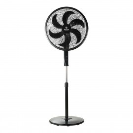 06-21146 ESTIA ΑΝΕΜΙΣΤΗΡΑΣ ΣΤΑΝΤ ΕΠΙΔΑΠΕΔΙΟΣ AITHER 45cm 75w ΜΑΥΡΟΣ