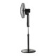 06-21115 ESTIA ΑΝΕΜΙΣΤΗΡΑΣ ΣΤΑΝΤ ΕΠΙΔΑΠΕΔΙΟΣ BOW 40cm 60w ΜΑΥΡΟΣ